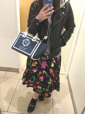 「Rady（レディー）のアイテム（バッグ）」を使った、shさん（レディース・156cm）の春コーディネート