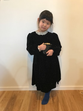 「お呼ばれ」｜muku_yunoさん（キッズ・110cm）の冬コーディネート
