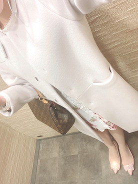 「Ted Baker（テッドベーカー）のアイテム（ワンピース/ドレス）」を使った、Nさん（レディース・158cm）の秋コーディネート