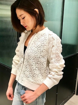 「NINE（ナイン）のアイテム」を使った、Mai Onoさん（レディース・165cm）の冬コーディネート
