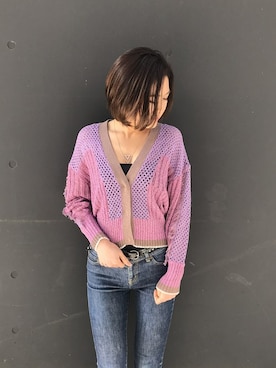 「NINE（ナイン）のアイテム」を使った、Mai Onoさん（レディース・165cm）の春コーディネート