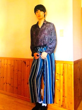 「さむい！」｜Atsuyaさん（メンズ・180cm）の冬コーディネート