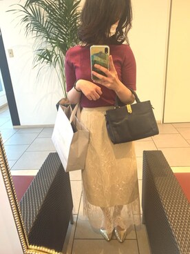 「SAZABY（サザビー）のアイテム」を使った、sayakaさん（レディース・159cm）の夏コーディネート