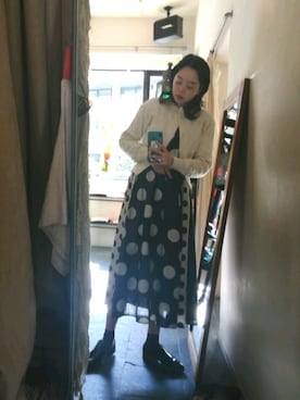 「note et silence （ノートエシロンス）のアイテム（ワンピース/ドレス）」を使った、maaayumisさん（レディース・168cm）の冬コーディネート