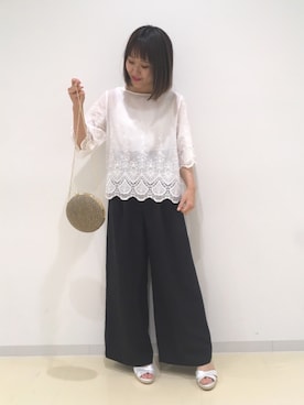 「Te chichi CLASSIC（テチチクラシック）のアイテム（バッグ）」を使った、yoriさん（レディース・155cm）の春コーディネート