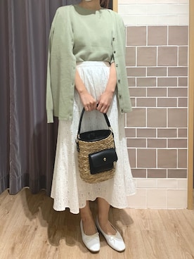 「Te chichi（テチチ）のアイテム（アンサンブル）」を使った、yoriさん（レディース・155cm）の春コーディネート