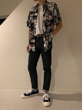 「Blue Standard （ブルースタンダード）のアイテム」を使った、you_heyさん（メンズ・175cm）の夏コーディネート