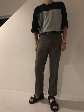 「Blue Standard （ブルースタンダード）のアイテム」を使った、you_heyさん（メンズ・175cm）の夏コーディネート