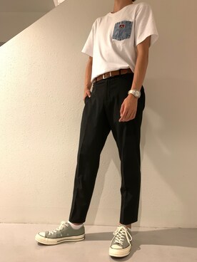 「Blue Standard （ブルースタンダード）のアイテム」を使った、you_heyさん（メンズ・175cm）の秋コーディネート