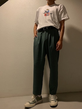 「Blue Standard （ブルースタンダード）のアイテム」を使った、you_heyさん（メンズ・175cm）の秋コーディネート