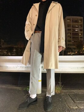 「Blue Standard （ブルースタンダード）のアイテム」を使った、you_heyさん（メンズ・175cm）の冬コーディネート