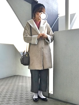 ぺるもっちさん(レディース・162cm)の冬コーディネート