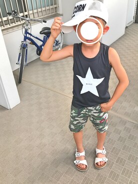 ぺるもっちさん（キッズ・120cm）の夏コーディネート