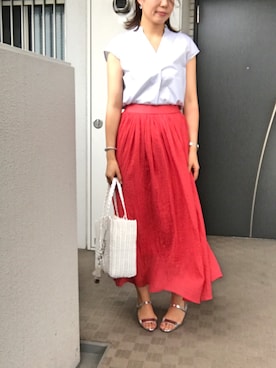 ぺるもっちさん(レディース・162cm)の夏コーディネート