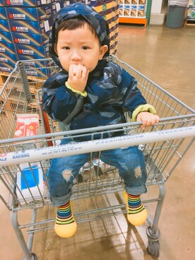 「costco」｜Ashley Hsuさん（キッズ・80cm）の冬コーディネート