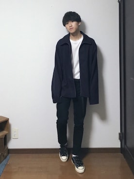 「THEE（シー）のアイテム（ジャケット/アウター）」を使った、"yuto"さん（メンズ・165cm）の秋コーディネート