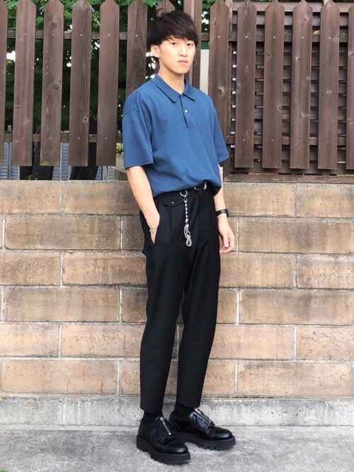 ファイナルバーゲン オーラリー Auralee ポロシャツ メンズ 18年春夏新作 黒系 4 18ss Edifice別注 ハイゲージピケダブルクロスポロ ブランド古着バズストアbazzstore 2506 21新発 Keelainews Com