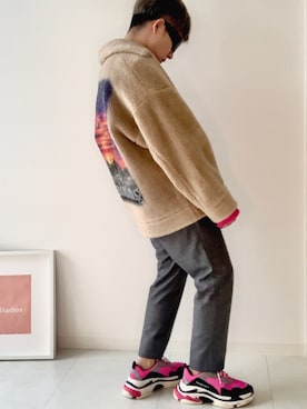 「doublet（ダブレット）のアイテム（ブルゾン）」を使った、Mr.Okadaさん（メンズ・168cm）の冬コーディネート
