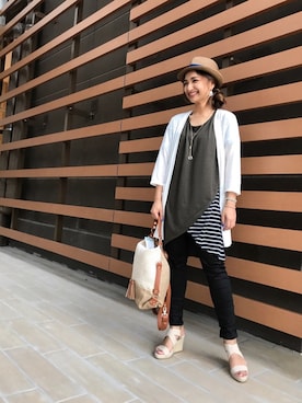 Maicaさん（レディース・159cm）の夏コーディネート