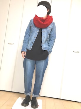 「Dr. Martens（ドクターマーチン）のDr.Martens (ドクターマーチン)/1461 3EYE GIBSON SHOES（その他シューズ）」を使った、はるぽんさん（メンズ・163cm）の冬コーディネート
