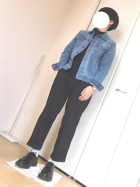 「Dr. Martens（ドクターマーチン）のDr.Martens (ドクターマーチン)/1461 3EYE GIBSON SHOES（その他シューズ）」を使った、はるぽんさん（メンズ・163cm）の冬コーディネート
