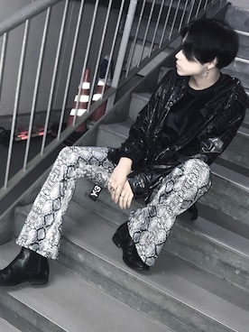 「SY3（エスワイスリー）のアイテム」を使った、Haru😈⛓さん（メンズ・172cm）の春コーディネート