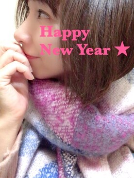 「happy new year」｜maiさん（レディース・154cm）の冬コーディネート
