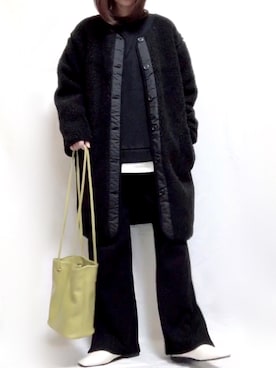 「GeeRA（ジーラ）のアイテム（その他アウター）」を使った、maiさん（レディース・153cm）の秋コーディネート