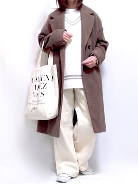 「RAZIEL（ラジエル）のアイテム」を使った、maiさん（レディース・153cm）の冬コーディネート