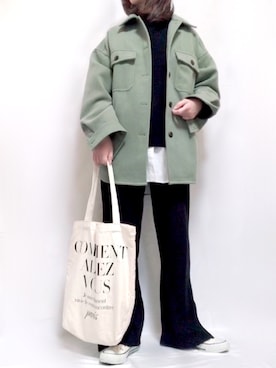 「RAZIEL（ラジエル）のアイテム」を使った、maiさん（レディース・153cm）の冬コーディネート