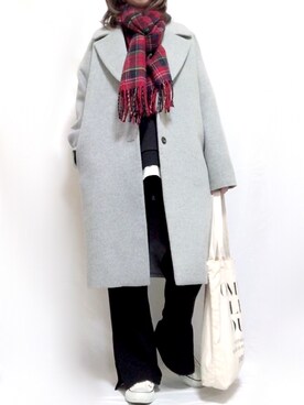 「RAZIEL（ラジエル）のアイテム」を使った、maiさん（レディース・153cm）の冬コーディネート