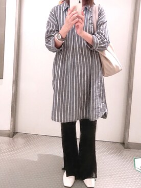 「OVoVO（オーヴォ）のアイテム」を使った、maiさん（レディース・153cm）の夏コーディネート