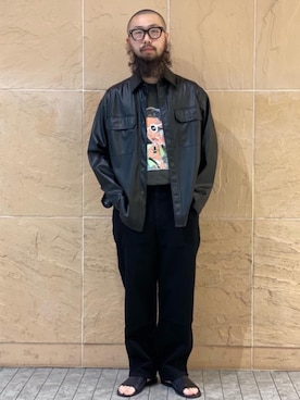 「JIMMY'Z（ジミーズ）のアイテム」を使った、加藤　絹二さん（メンズ・168cm）の春コーディネート