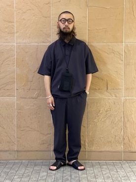 「Mario Doni（マリオドーニ）のアイテム」を使った、加藤　絹二さん（メンズ・168cm）の春コーディネート