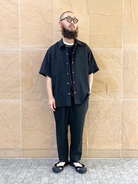 「KEEN（キーン）のアイテム（シューズ）」を使った、加藤　絹二さん（メンズ・168cm）の夏コーディネート