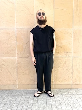加藤　絹二さん（メンズ・168cm）の夏コーディネート