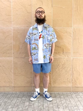 加藤　絹二さん（メンズ・168cm）の夏コーディネート