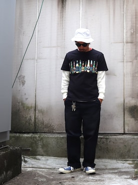 HOUSTON OFFICIALさんのコーディネート