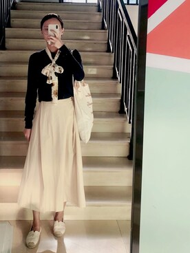 「Midnightのアイテム」を使った、小萝卜的大坑さん（レディース・168cm）の秋コーディネート