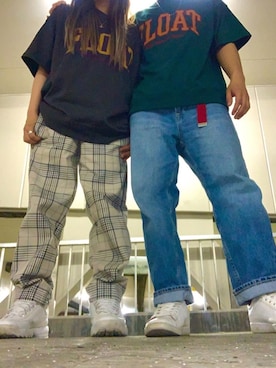 「SAAD（サード）のアイテム」を使った、ばっしーさん（レディース・153cm）の春コーディネート