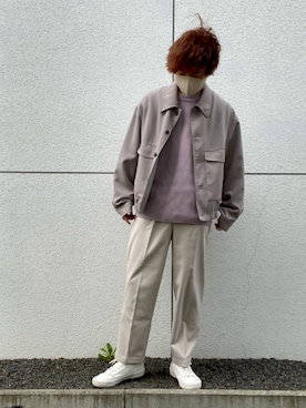 「ペールトーン」｜「アイテム（セットアップ）」を使った、たてやんさん（メンズ・162cm）の春コーディネート