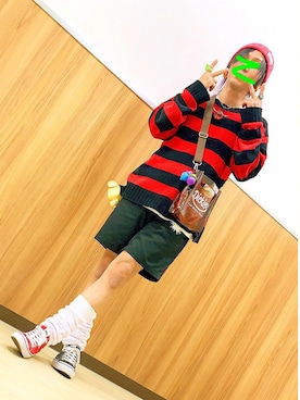 「ROLLING CRADLE（ローリングクレイドル）のアイテム（パンツ）」を使った、ヒデロックさん（メンズ・165cm）の秋コーディネート