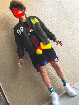 「SpRay（スプレイ）のアイテム（シューズ）」を使った、ヒデロックさん（メンズ・165cm）の冬コーディネート