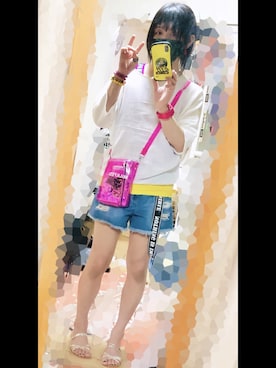 「チャイハネ（チャイハネ）のアイテム（Tシャツ/カットソー）」を使った、ヒデロックさん（メンズ・165cm）の夏コーディネート