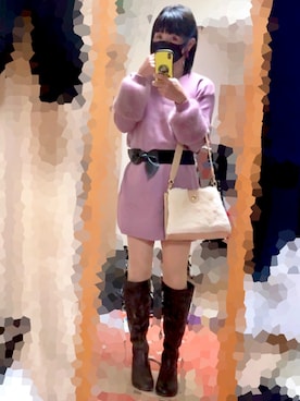「CECIL McBEE（セシルマクビー）のアイテム（ワンピース/ドレス）」を使った、ヒデロックさん（メンズ・165cm）の冬コーディネート