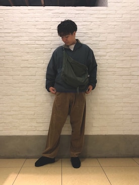 「BURLAP OUTFITTER（バーラップアウトフィッター）のアイテム（ジャケット/アウター）」を使った、さのさん（メンズ・175cm）の秋コーディネート
