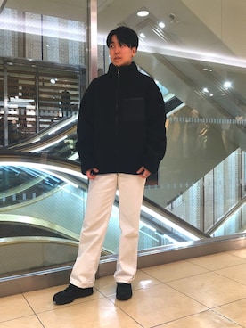 「MANASTASH（マナスタッシュ）のアイテム（ジャケット/アウター）」を使った、さのさん（メンズ・175cm）の秋コーディネート