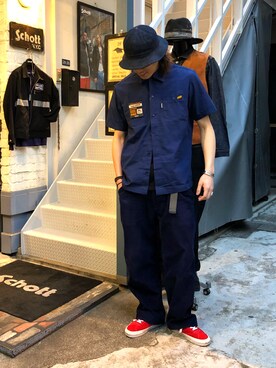 MELO×YHさん（メンズ・181cm）の春コーディネート