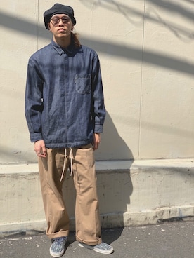 MELO×YHさん（メンズ・181cm）の春コーディネート