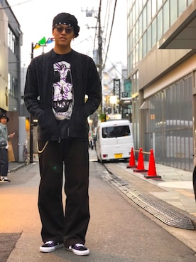 「やっぱりストリートが好き」｜MELO×YHさん（メンズ・181cm）の秋コーディネート